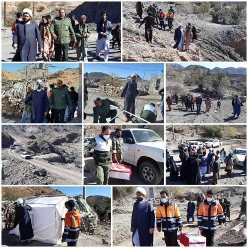 حضور میدانی امام جمعه وفرمانده سپاه عنبرآباد در دور افتاده ترین روستای عنبرآباد